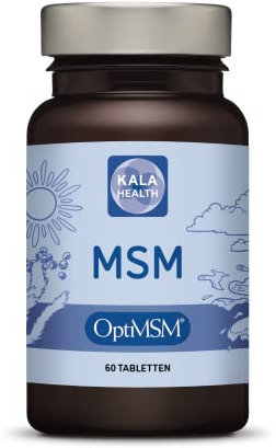 Kala Health - OptiMSM® (Methylsulfonylmethan) Tabletten hochdosiert, 99,9% reines MSM schwefel Laborgeprüfte Herstellung ohne Zusätze in den Vereinigten Staaten, 60 tabletten