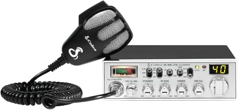 Cobra 29 NW AM/FM Classic Professional CB Radio - Easy to Operate Emergency Radio, Travel Essentials, Instant Channel 9/19, Full 40 Channels, SWR Calibration and NightWatch Illumination Display, Black
