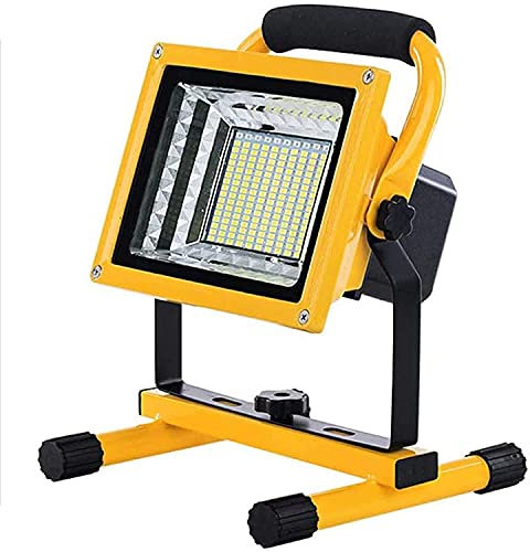 CAFIEDR Proiettore a LED Faretto a LED Ricaricabile da 200 W con 6 modalità di Illuminazione Faro da Lavoro Esterno Impermeabile IP65 per Illuminazione da Giardino da Campeggio