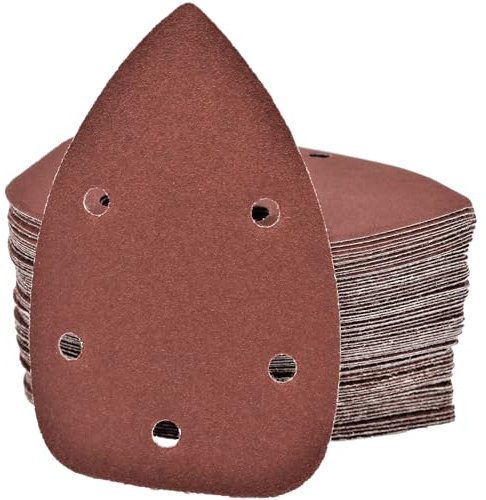 FD-Workstuff 60 hojas/papel de lija/92 x 140 mm/Delta – Multi – Discos de lija / 5 agujeros / en 6 granos cada uno 10 x 40/60/80/120/180/240