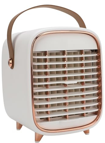 Generic Mini Air Cooler Fan USB Charging Desktop Water Mist Cooling Fan, Lightweight Portable Table Air Conditioner for Bedroom Office, Innovative Design Desk Cooler for Indoor Use