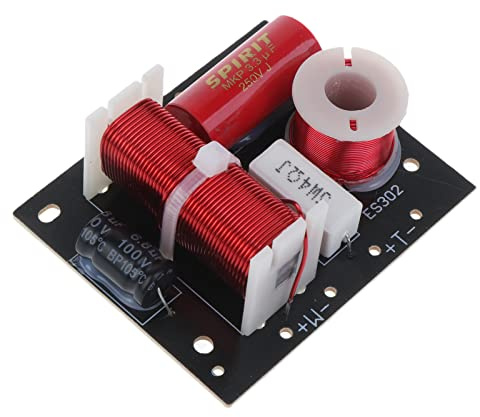 KAHDGSS Filtre pour Haut-Parleur À 2 Voies Caisson De Basses 400W Répartiteur De Fréquence Croisée Filtre