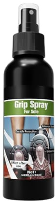 Qutalmi Spray De Agarre - 50ml Antideslizante Secado Rápido Impermeable - Spray De Tracción Duradera para Calzado - para Fútbol, Béisbol, Voleibol, Tenis, Calzado Deportivo Y Entrenamiento Interior