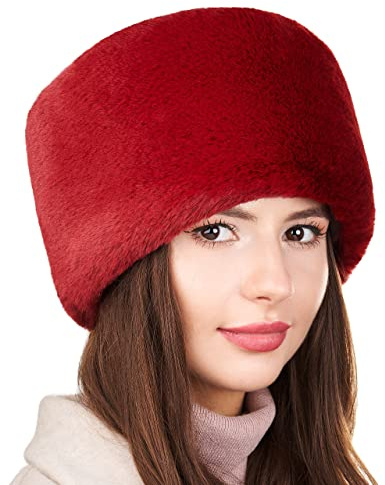 Futrzane Modern Kosakenmütze - Fellmütze Damen - Winter Russische Mütze Pelz