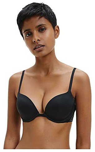 Calvin Klein Push-up BH för kvinnor, Svart (Black), 75B