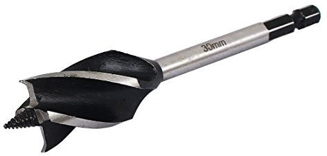 Spiralbohrer, HSS mit vier Rillen, Durchmesser 30 mm.