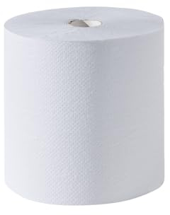 Green Hygiene HANNELORE Handtuchrollen Matic 2-lagig Recycling – 8 Rollen, 150 m je Rolle, 42 g/m², hochweiß (80°), für Spendersysteme