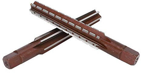 Grobreibahle, 2PCS Rough + Fine Morse Taper Reibahle Handreibahle mit hohem Kohlenstoffstahl(MT2#)