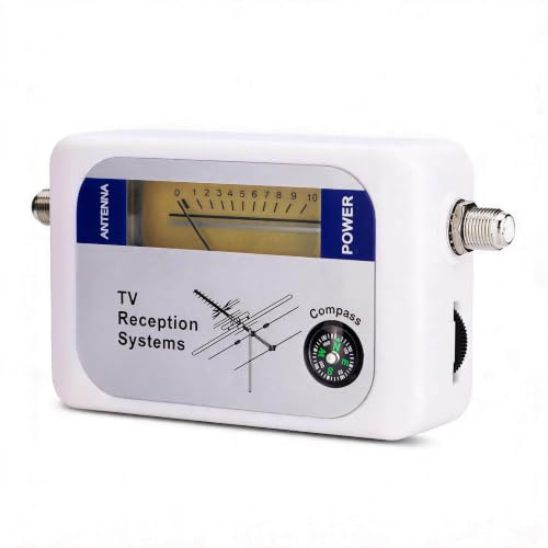 Medidor de Señal de TV, Mini Buscador de Señal de Antena Digital, Receptor de Detector de Medidor de Fuerza de Señal de Antena de TV Terrestre, para Antenas Satelitales Remotas