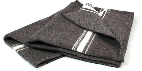 LNT France - Lot de 3 Couvertures XXL Pour Déménagement - Protection Meubles- Transport et Stockage - 180 x 220 cm - 530 g/m2 Couverture 100% Textile Recyclé