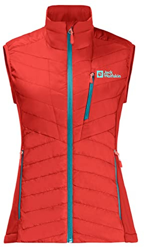 Jack Wolfskin Damen Routeburn Pro Weste, 2184 Tango Orange, XL EU