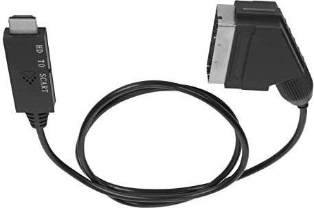 Cavo da HDMI a SCART, Video a SCART Convertitore di Segnale Video Composito Supporto PAL B N M NTSC M J Nc per TV VHS VCR DVD