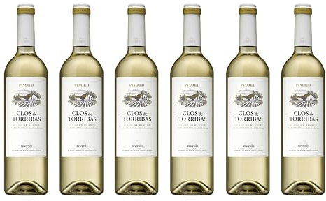 Clos De Torribas Vino Blanco DO Penedès Ecológico Blanc De Blancs, Caja de 6 botellas x 750 ml