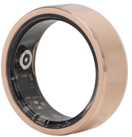 Fockety Intelligenter Ring, IP68 Wasserdicht Wearable Smart Ring Health Tracker Schlafüberwachung Schrittzählung Eingebaute Batterie Gesundheits-Tracker (Innendurchmesser 19,9 mm)