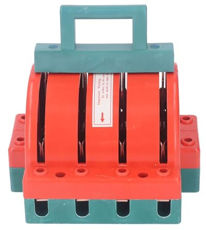 Risegun DPDT Current Isolation Switch with Two Power Switches Holder 4P AC380V 100A Bi-Direction Aler Double Throw Knife Switch