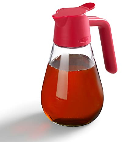 Starfrit Dripless Dispenser - 600ml/20oz - with Tab and Silicone Seal - Perfect for Maple Syrup, Cream, Oil, Vinegar, Honey and Salad Dressing 2025 model