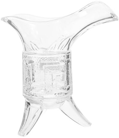 PRETYZOOM Einzigartiger Vintage-whisky-weinbecher 1 Stück Dreibein-kaiserbecher Haushaltsglasbecher Für Hochzeitsdekor Retro-barbecher