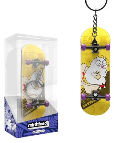 BIGH Fingerboard - Monopattino per dita in legno naturale acero - Fingerboard professionale - Finger Skate - Patin dito - Giocattolo regalo