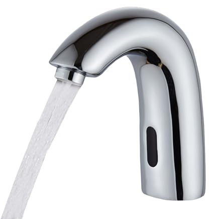 Fregadero de cocina con sensor de infrarrojos, grifo de baño sin contacto, grifo mezclador con sensor automático, grifo mezclador para baño