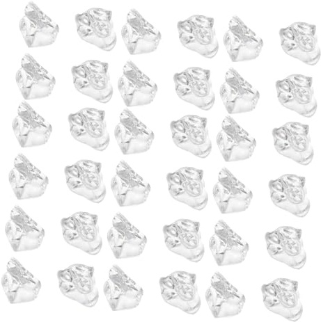 MAGICLULU 100 St Simulerade Isbitar Genomskinliga Isbitar Simulerade Genomskinliga Fejk- Isbitsleksak Återanvändbar Isbit Plastisbit Plast Ädelstenar Fejk-