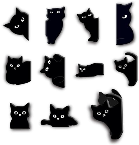 Magnetische lesezeichen kinder,10 stüke Cute Süß Katzen lesezeichen magnetisch Marker Faltbarer Seitensclip Für Schüler, Junge, Mädchen, Buchliebhaber mitbringsel