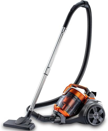 Aspirateur cylindrique sans Sac cyclonique 3600W avec Filtre - Tuyau et Accessoires Extensibles légers, à Faible Bruit pour Tapis et sols durs