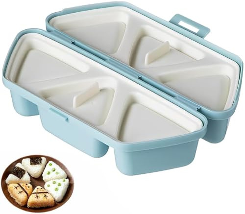 Onigiri Mould Rice Ball Maker, Japanese Cooking Tool for Homemade Sushi, Compact Food Preparation Accessory for Bento Lunch Box