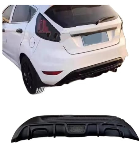 Heckdiffusor Diffusor Für Ford Für Fiesta MK7 (2008–2013) Heckstoßstangenlippe/Diffusor Im ST-Stil Aus ABS(Gloss Black splitter)