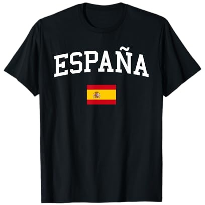 Bandera de España Hombres Mujeres Niños España Camiseta