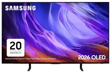 Samsung Smart TV 48-Inch S83H 4K OLED, Premium 120Hz Gaming TV with AI Upscaling, OLED HDR, Vision AI Companion, Object Tracking Sound Lite & Alexa Built-in [2026]