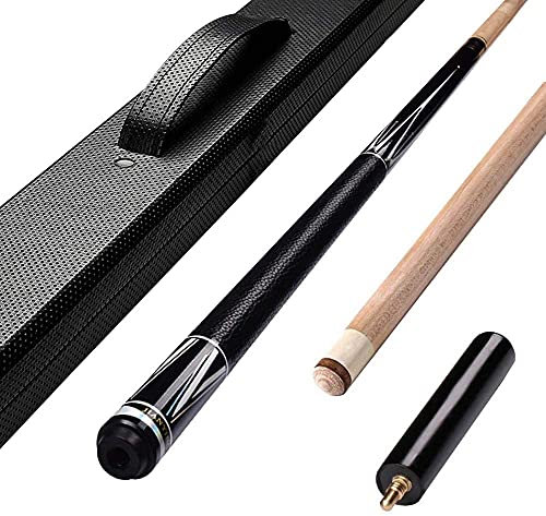 Billard Pool Queues Professionelle Pool-Queue-Stick-Set, 58 18-21oz Billard-Queue-Stick aus Ahorn mit Erweiterungszubehör/Professioneller Pool-Stick mit Box-Etui GCSQF210830(Color:D;Size:12.75mm Tip