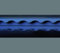 ZURRSCHIENEN.COM 2 m Airline Schiene halbrunde Form, schwarz eloxiert C35, Alu-Airlineschiene, Zurrschiene Made in Germany