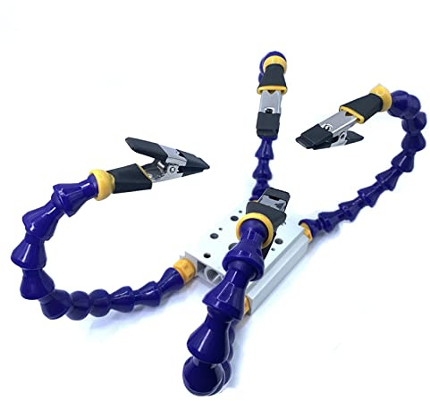 Helping Hand Soldering Station Flexible Third Hands Solder Tools Kit 4 Arms Clamp PCB Holder Accessories