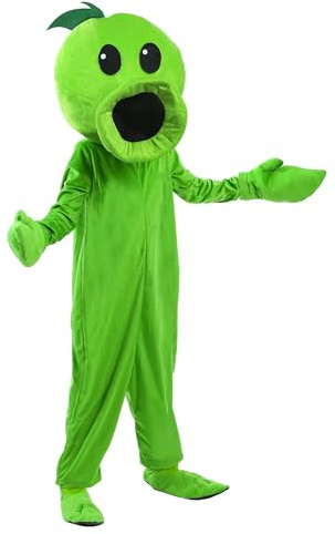 Plants Vs Zombies Peashooter Fancy Dress Costume for Adults X-Large
