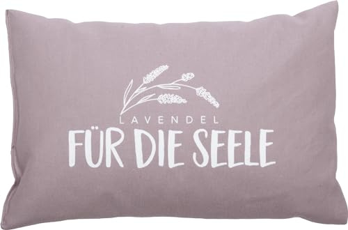 Herbalind Lavendelkissen Für die Seele Schurwolle & Lavendel Flieder Größe 30x20 cm