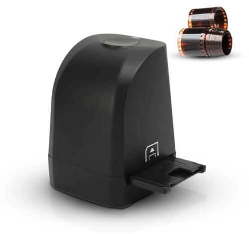 Film Negative Slide Scanner, 135 mm 35 mm 8 Megapixel cmos Sensor Film Scanner, USB Connection One Touch Scanning Scanner for WINDOWS XP Vista 7 8 10