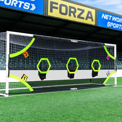 FORZA Pro+ Target Sheets [6 Sizes] │ Multiple Target Zones │ Football Training Equipment (24ft x 8ft)
