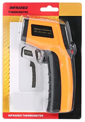 MULAIDI Temp -50℃~400℃ Contact-C/F Thermometer Industrial Pyrometer Temperature Meter Guns Meat Thermometers For Grilling Adults For Smoker Digital With Clip