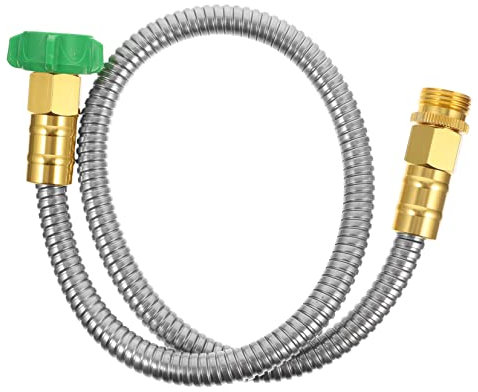 INOOMP Schlauchverbinder Für Gartenschlauch Edelstahl-gartenschlauch-kupplung Flexibler Schlauchanschluss Langer Stahlschlauch Für Verlängerung Und Verbindung