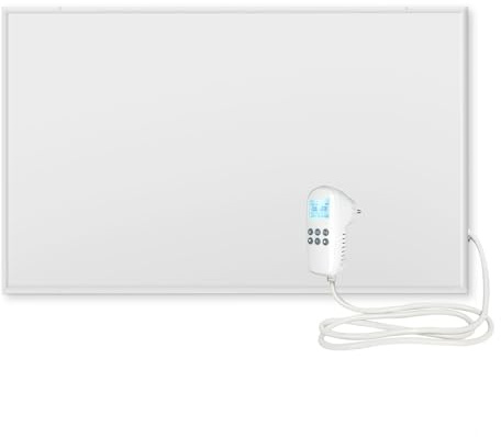 EVOKOR Infrarotheizung mit Thermostat - 850W - Infrarot Wandheizung - Wandmontage mit Überhitzungsschutz - Heizplatte Heizkörper Heizpaneel - 1220 * 770mm