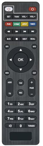 Telecomando Compatibile con Sp@cedigital Tenko Ubisheng Digital TV Decoder | T2-200HD TK-1021HD U3-MINI