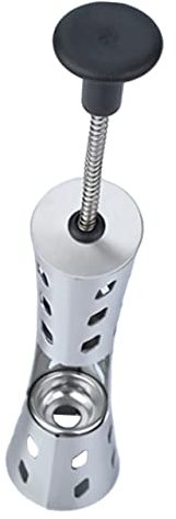 LALADEFIEE Cherry Core Remover Aus Edelstahl Multifunktionales Küchengerät Zum Entfernen Von Kernen Für Datteln Kirschen Und Andere Früchte Schwarzes Design Erleichtert Die Zubereitung