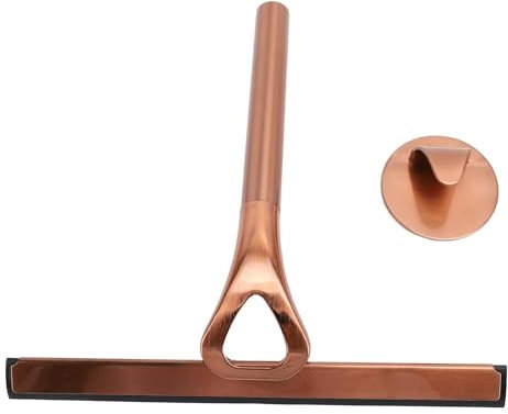 TOPINCN Limpiaparabrisas de Ducha de Acero Inoxidable 304, Limpiador de Silicona, Escurridor de Puerta de Ducha para Baño, Ventana del Hogar, Espejos de Coche para Espejo de Baño con,