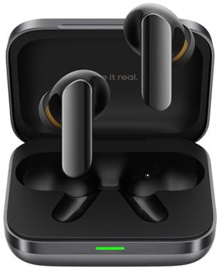 realme Air 7 Pro Auriculares Bluetooth con Cancelación Activa de Ruido AI, Audio Hi-Res LHDC, DAC Doble, 48h+ Autonomía, ANC Personalizable, Gris Metálico