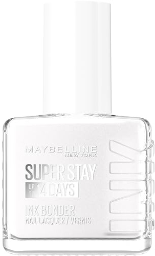 Maybelline New York Super Stay Ink Bonder Nagellack 077 Pearly White – langanhaltender Nagellack für starke Nägel und intensive Farbe, 12.3 ml