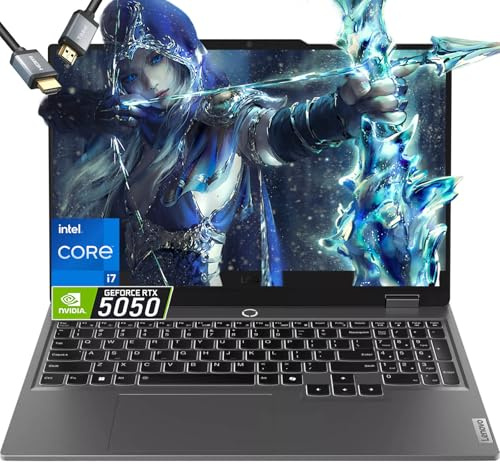 Lenovo LOQ 15 Gaming Laptop RTX 5050 -Intel Core i7-13650HX Beat AMD Ryzen 9 7940HS -15.6 FHD Display- 64GB RAM -2TB SSD -Tastiera retroilluminata -Switch MUX -2025 Portatil Gamer PC -Windows 11