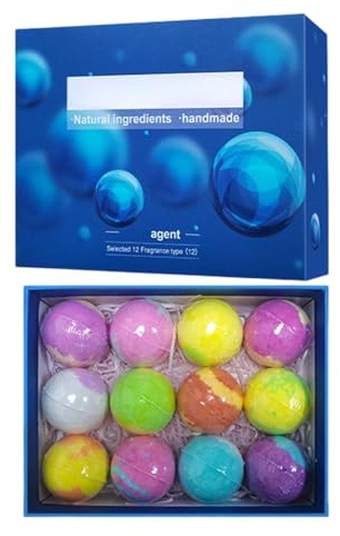 Lot de boules de bain 12 Pièces à Bulles Coloré Et | x de Balle de Bain pour Femmes Pour femmes, mères, épouses, amies, , jardin piscine maison, x d'eau natation