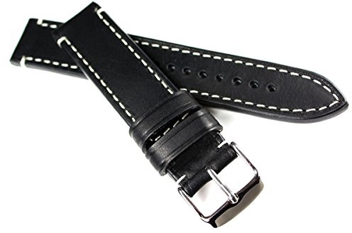 Sulla RIOS1931 CT Vintage Leder-Uhrenarmband aus echtem Rindsleder