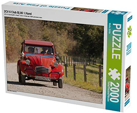 CALVENDO Puzzle 2CV 6 Club Bj.86 1 Main 2000 pièces Taille 90 x 67 cm Puzzle Photo de Bölts Meike