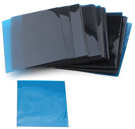 Othmro Pack de 36 DIY Filtre Bleu Papier Fabrication de Lunettes Style 3D Rouge Bleu 3D Film Lunettes de Jeu Lunettes 3D Cadre Lentilles en Résine Blanche pour 3D TV Cinéma Home Films